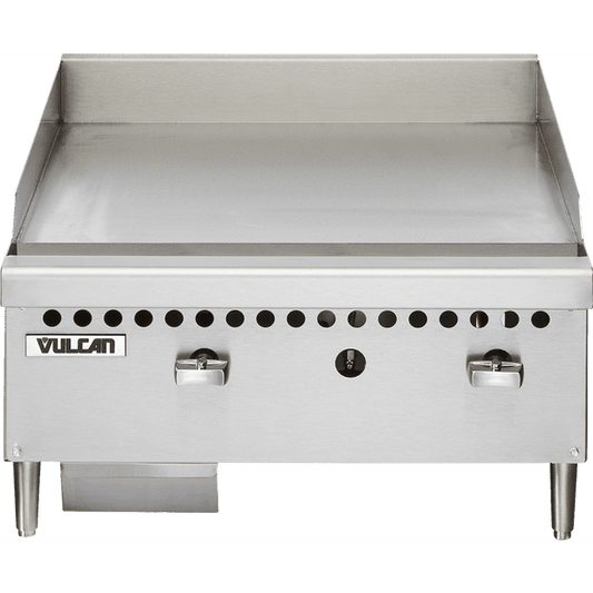 Vulcan VCRG24-M 24" VCRG-M Series Manual Restaurant Gas Countertop Griddle