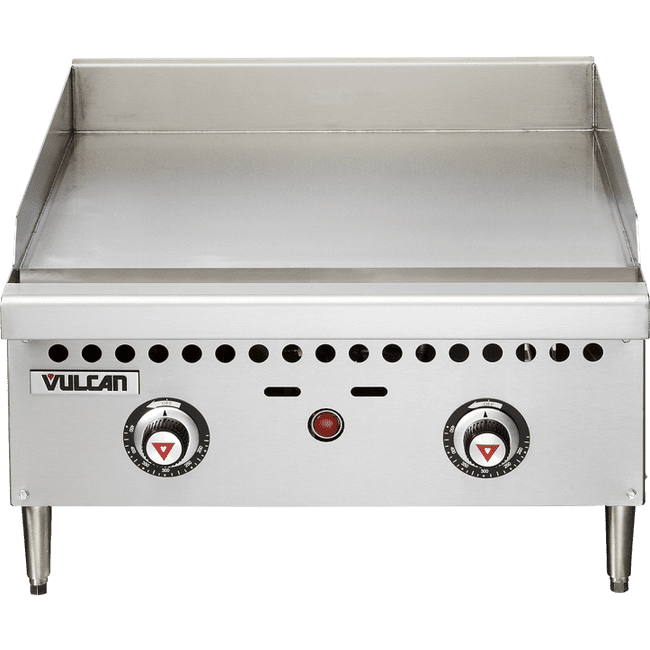Vulcan VCRG24-T 24" VCRG Series Thermostatic Gas Countertop Griddle
