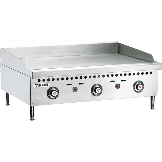 Vulcan VCRG36-T 36" VCRG Series Thermostatic Gas Countertop Griddle