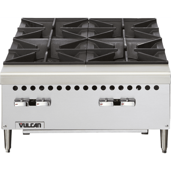 Vulcan VCRH24 24" VCRH Series Four Burner 100,000 BTU Gas Hot Plate