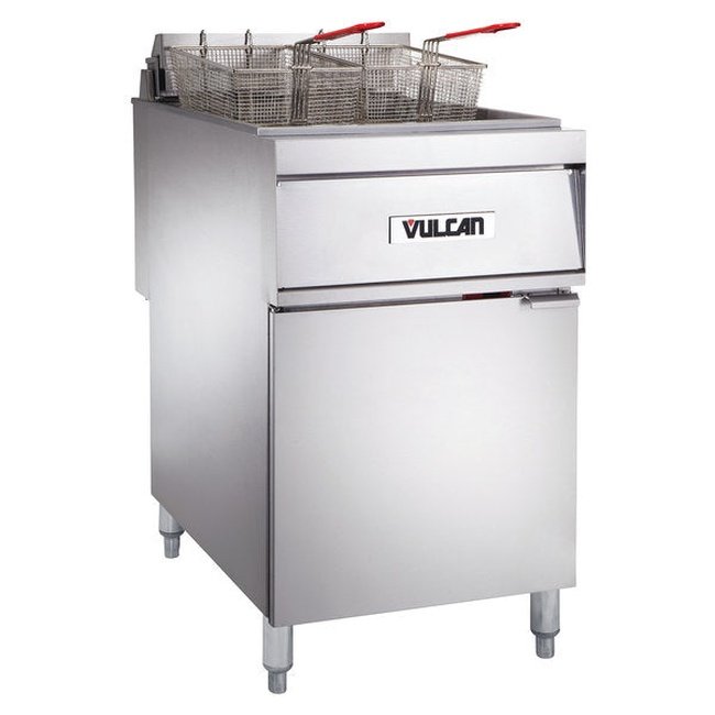 Vulcan 1ER85A 85lb ER Series Freestanding Electric Fryer Analog