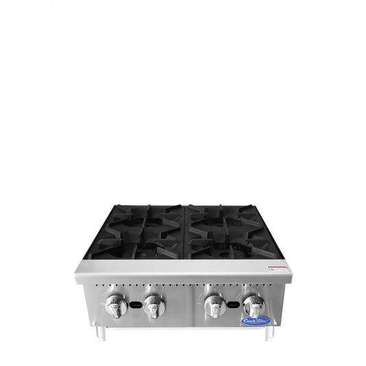 Cook Rite ACHP-4 — 24″ Four (4) Burner Hot Plate