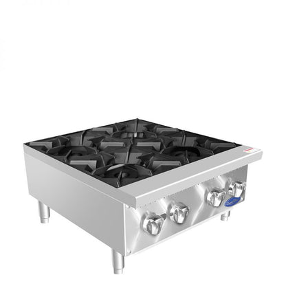 Cook Rite ACHP-4 — 24″ Four (4) Burner Hot Plate