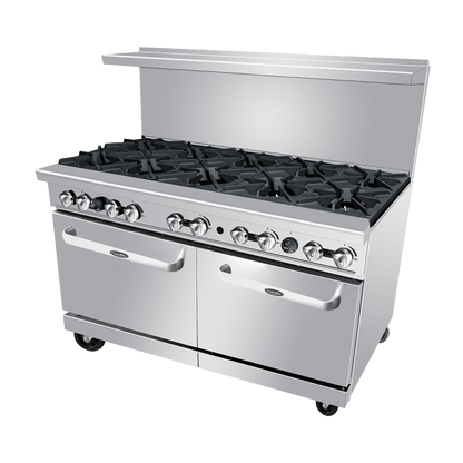 Cook Rite AGR-10B — 60″ Gas Range with Ten (10) Open Burners