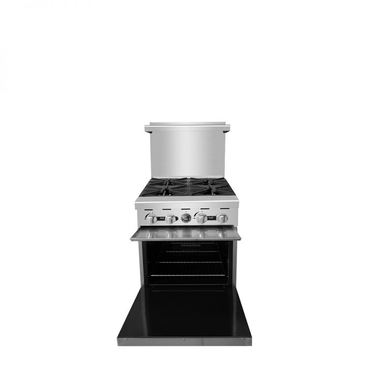 Cook Rite AGR-6B — 36″ Gas Range with Six (6) Open Burners