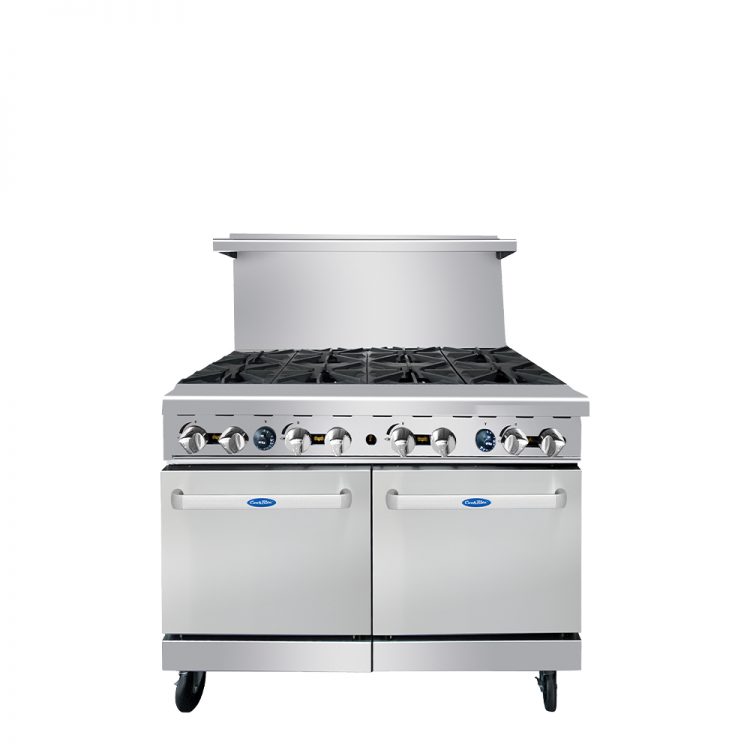 Cook Rite AGR-8B — 48″ Gas Range with Eight (8) Open Burners