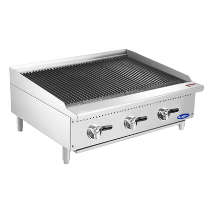 Cook Rite ATCB-36 — 36″ Lava Rock Charbroiler