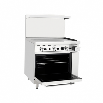 Cook Rite AGR-36G — 36″ Gas Range with 36″ Griddle