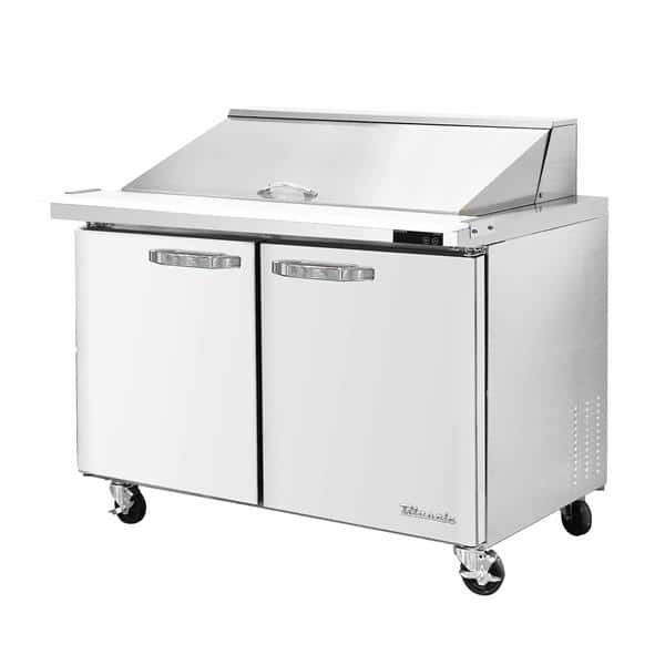 Blue Air BLMT36-HC 36" W Mega Top 1 Door All Stainless Preparation Table 15 1/6 Pans-9.5 cu.ft.