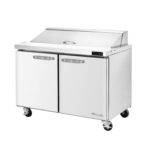 Blue Air BLPT48-HC 48" W 2 Doors All Stainless Preparation Table with 12 1/6 Pans-13.1 cu. ft.