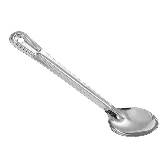 Winco BSOT-13H Solid Heavy-Duty Stainless Steel Basting Spoon