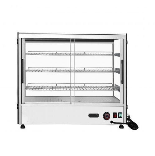 Cook Rite CHDS-53 — Countertop Heated Square Display Case (5.3 cu ft)