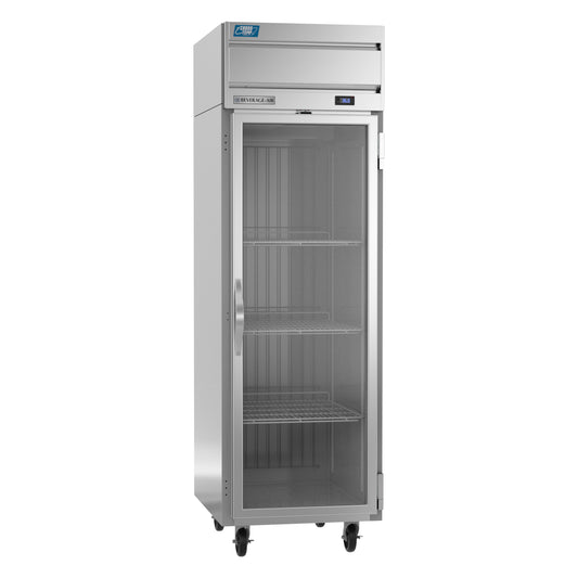 Beverage Air CT1HC-1G | Cross Temp Series Glass Door Reach-In Refrigerator/Freezer