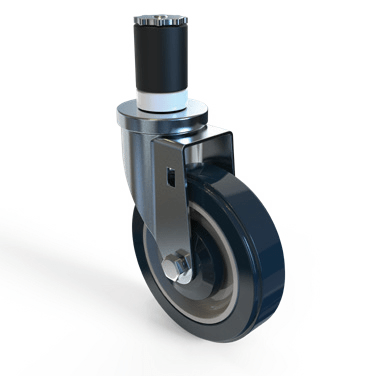 NBR Caster with Adjustable Stem