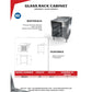 NBR Glass Rack Cabinet (3 Racks)