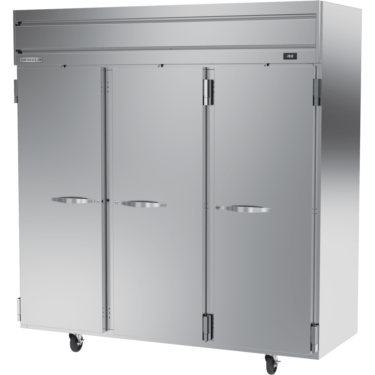 Beverage Air HFP3HC-1S | Horizon Top Mount Solid Door Reach-In Freezer