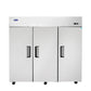 Atosa MBF8006GR — Top Mount Three (3) Door Reach-in Refrigerator