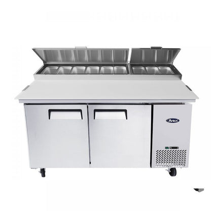 Atosa MPF8202GR — 67″ Refrigerated Pizza Prep. Table