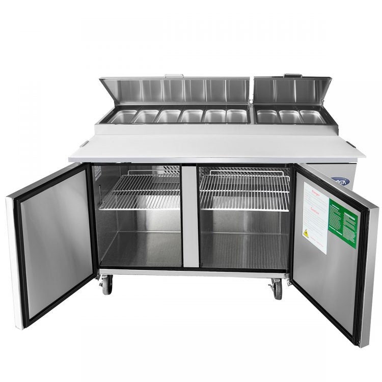 Atosa MPF8202GR — 67″ Refrigerated Pizza Prep. Table