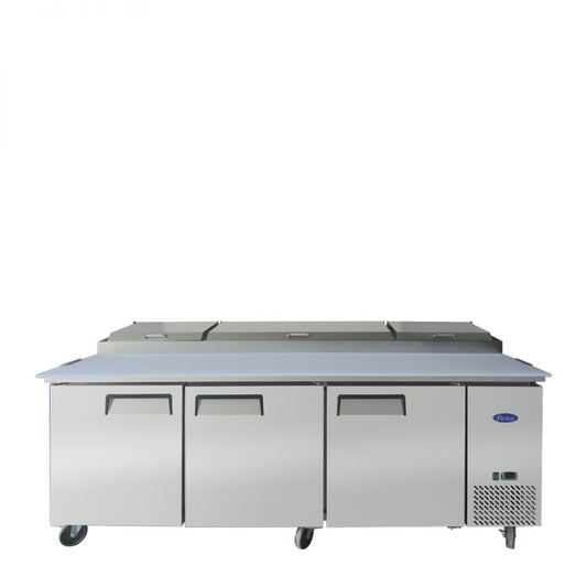 Atosa MPF8203GR — 93″ Refrigerated Pizza Prep. Table