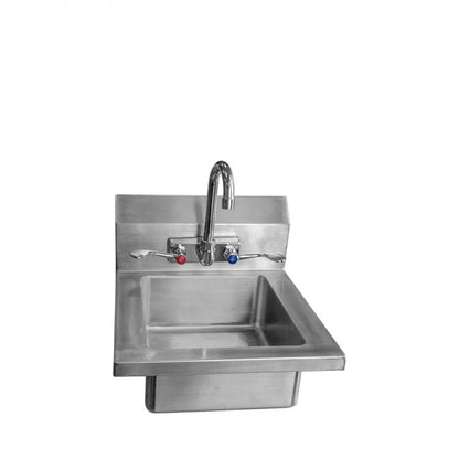 Mix Rite MRS-HS-14(W) — 14″ Hand Sink with Wrist Blade Handles