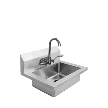 Mix Rite MRS-HS-18(W) — 18″ Hand Sink with Wrist Blade Handles