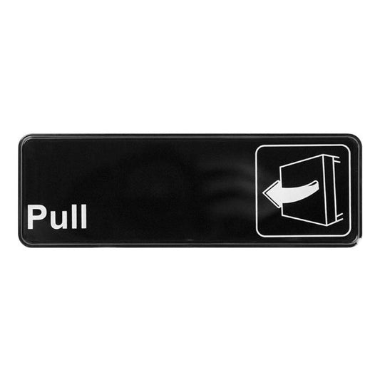 Winco Information Signs, 9″W x 3″H – SGN-302 – Pull