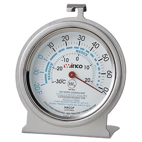 Winco TMT-RF3 3" Refrigerator/Freezer Thermometer