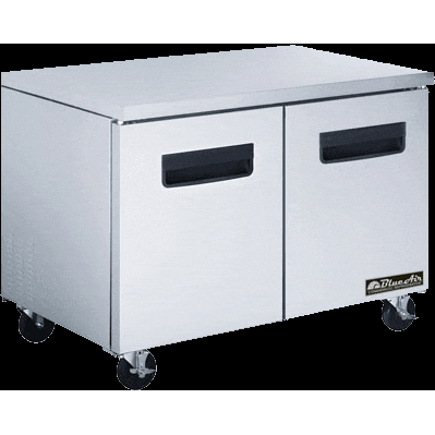 Blue Air Commercial Refrigeration Reach-In UnderCounter Refrigerator 49'