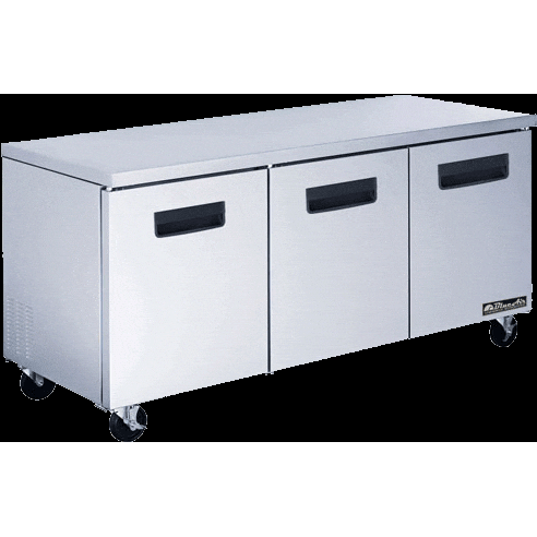 Blue Air Commercial Refrigeration Reach-In UnderCounter Refrigerator 73'