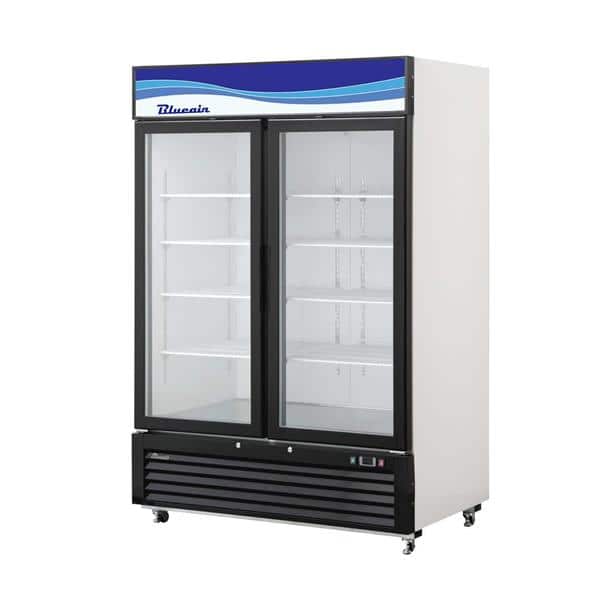 Blue Air BKGM49-HC 54.38" W Glass Door Merchandiser Refrigerator-49 Cu.Ft.