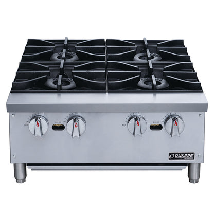 Dukers DCHPA24 Hot Plate with 4 Burners