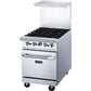 Dukers DCR24-4B 24″ Gas Range with Four 4 Open Burners