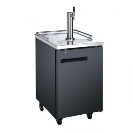 Omcan UDD-1-HC 50066 Draft Beer Cooler, with (1) dispenser, two-section, 23.5"W, 6.5 cu. ft. (184 liters), (1) 1/2